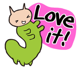 Cheeky Kitty Caterpillar 2 sticker #2210280