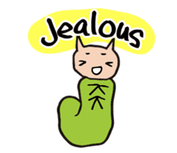 Cheeky Kitty Caterpillar 2 sticker #2210281
