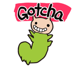 Cheeky Kitty Caterpillar 2 sticker #2210284