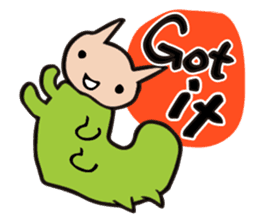 Cheeky Kitty Caterpillar 2 sticker #2210286
