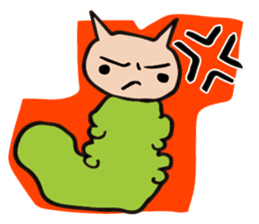 Cheeky Kitty Caterpillar 2 sticker #2210290