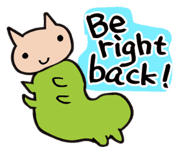 Cheeky Kitty Caterpillar 2 sticker #2210300