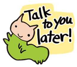 Cheeky Kitty Caterpillar 2 sticker #2210301