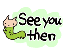Cheeky Kitty Caterpillar 2 sticker #2210303