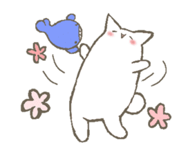 ino's cat Sticker sticker #2210512