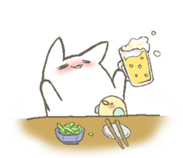 ino's cat Sticker sticker #2210517