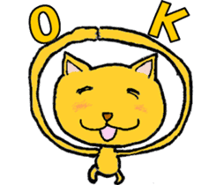 Daily conversation of colorful cat sticker #2210984