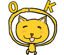 Daily conversation of colorful cat sticker #2210984