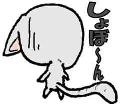 Daily conversation of colorful cat sticker #2211016