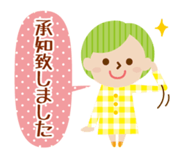 Daily conversation honorific sticker #2211124