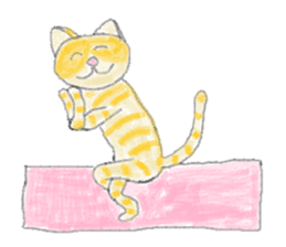 Yoga Cat sticker #2211148