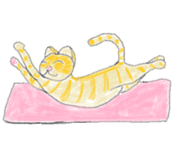 Yoga Cat sticker #2211149