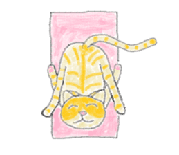 Yoga Cat sticker #2211153