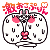 Sweat rabbit & Nasty dog sticker #2211191