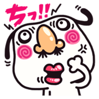 Sweat rabbit & Nasty dog sticker #2211197