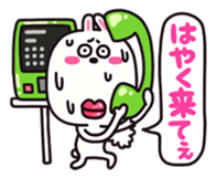 Sweat rabbit & Nasty dog sticker #2211199