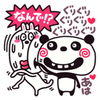 Sweat rabbit & Nasty dog sticker #2211201