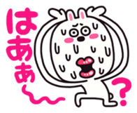 Sweat rabbit & Nasty dog sticker #2211209