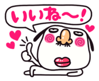 Sweat rabbit & Nasty dog sticker #2211213