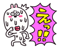 Sweat rabbit & Nasty dog sticker #2211220