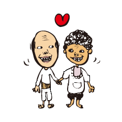 middle-aged man&middle-aged lady