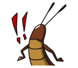 Friendly cockroach sticker #2211599