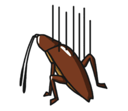Friendly cockroach sticker #2211600