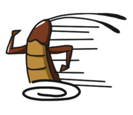 Friendly cockroach sticker #2211606