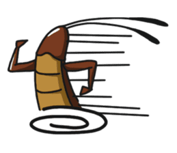 Friendly cockroach sticker #2211606