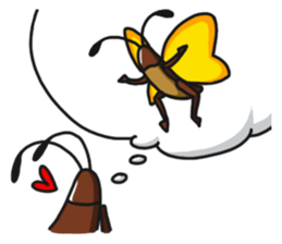 Friendly cockroach sticker #2211616