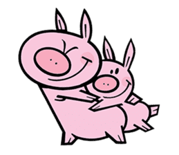 Piggies sticker #2211861