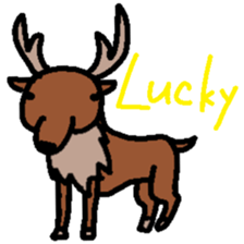 I love animals sticker #2212019