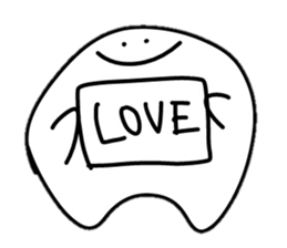 Something shaped like tooth sticker #2212308