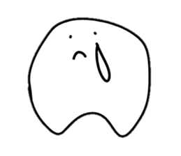 Something shaped like tooth sticker #2212309