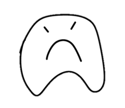 Something shaped like tooth sticker #2212312