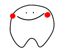 Something shaped like tooth sticker #2212325