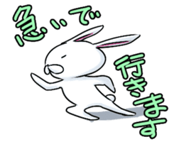 Rabbit Rabbit Rabbit Rabbit sticker #2212853