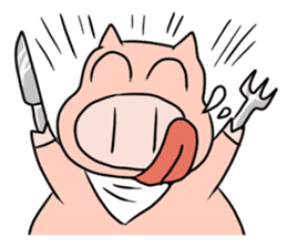 Pig boy sticker #2212879
