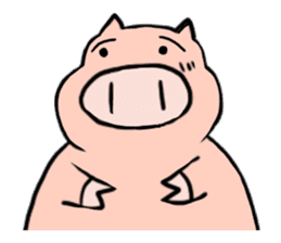 Pig boy sticker #2212884