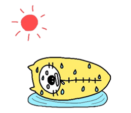 sleeping bag cat sticker #2212975