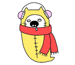 sleeping bag cat sticker #2212978