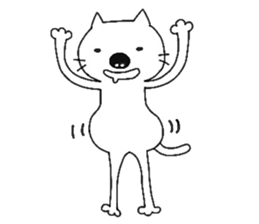 sleeping bag cat sticker #2212981