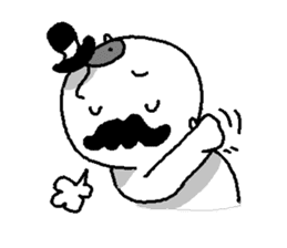 Mustache uncle sticker #2213034