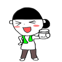 Fun  life heartwarming housewife Tamiko sticker #2213686