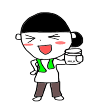 Fun life heartwarming housewife Tamiko sticker #2213686