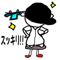 Fun  life heartwarming housewife Tamiko sticker #2213691