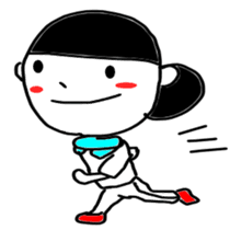Fun life heartwarming housewife Tamiko sticker #2213693