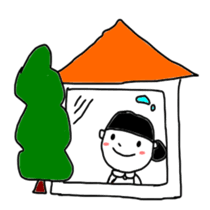 Fun  life heartwarming housewife Tamiko sticker #2213701