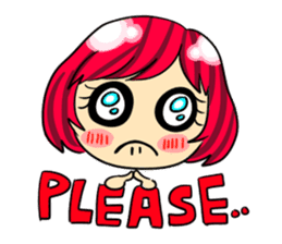 Shy boy & Cute girl sticker #2214107