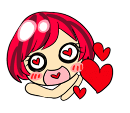 Shy boy & Cute girl sticker #2214112